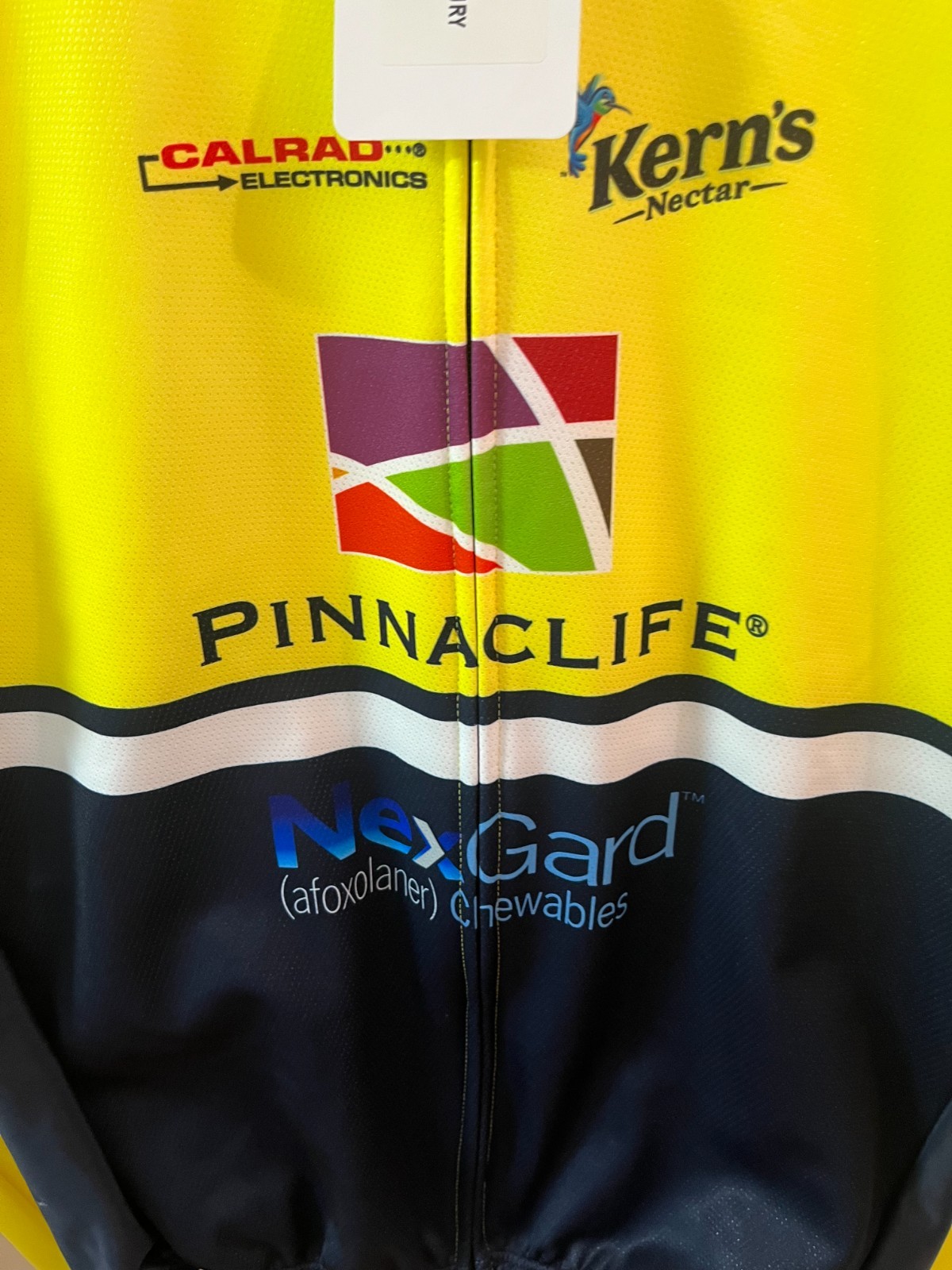 Nizza Luxury Line Long Sleeve Cycling Anti-Wind Yellow Bicycle JACKET Size XXL
