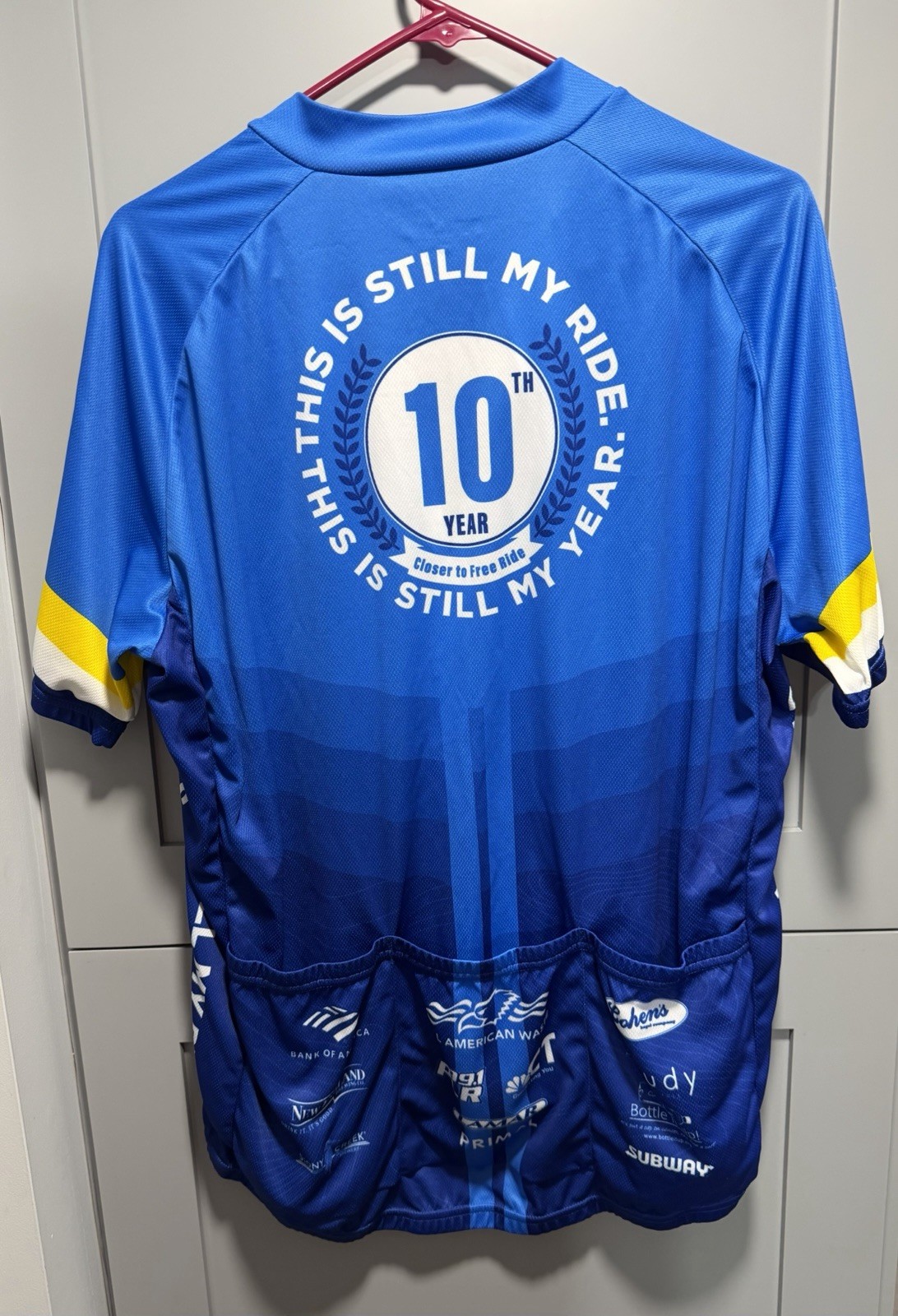 Primal brand cycling jersey from a “Closer to Free Ride” event, NWT Size 2XL