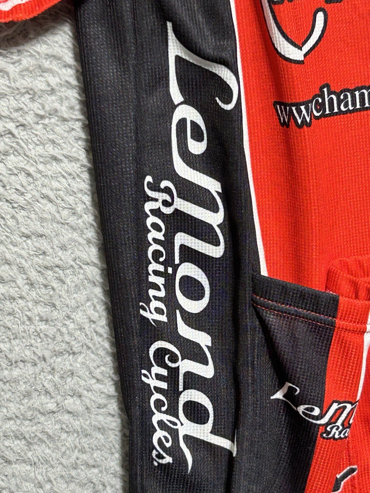 Louis Garneau Champion Cycling Jersey Mens XL Nike Cliff Bar Lemonds Racing