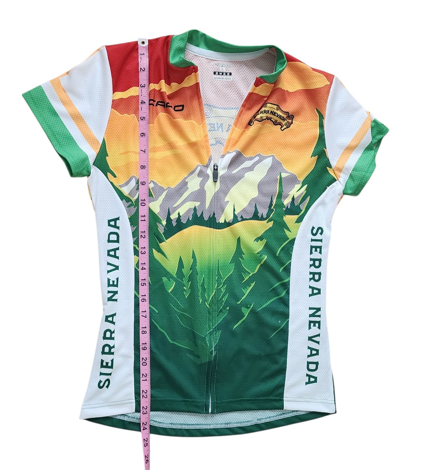 Capo cycling Jersey women’s Size large Sierra Nevada Cycling Shirt Gravel Jersey