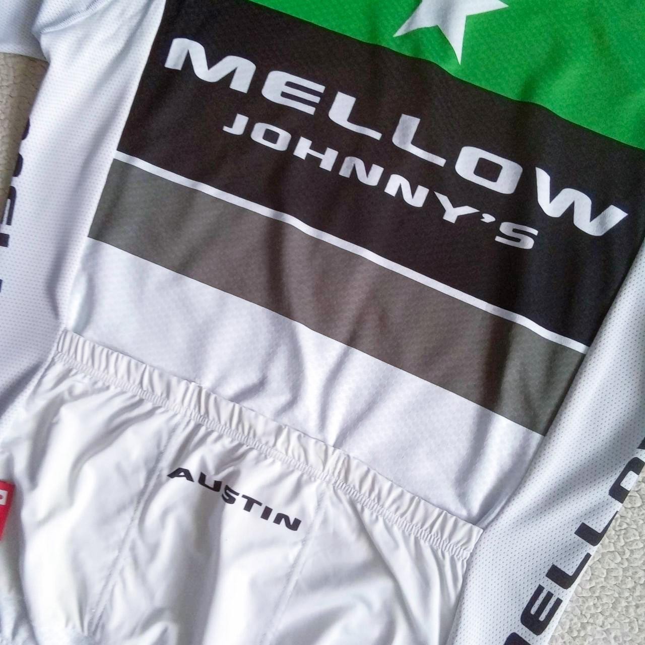 RARE Capo Mellow Johnny’s Bike Shop Cycling Jersey — Lance Armstrong — Size L