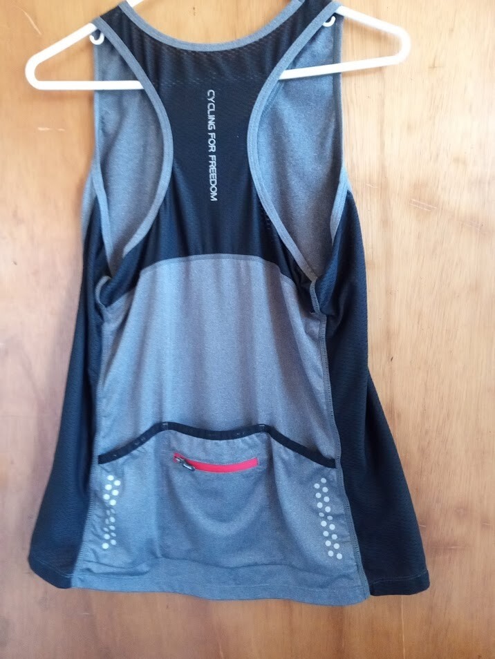 Ladies Santic cycling racerback tank size XL