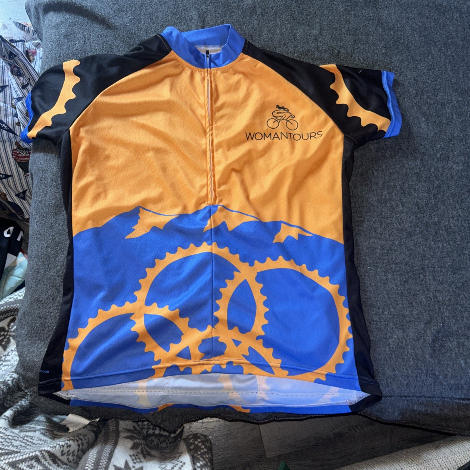 Peak 1 Sports Sierra Cascades BIKE TOUR 2016 Cycling Womens 3XL Jersey Shirt