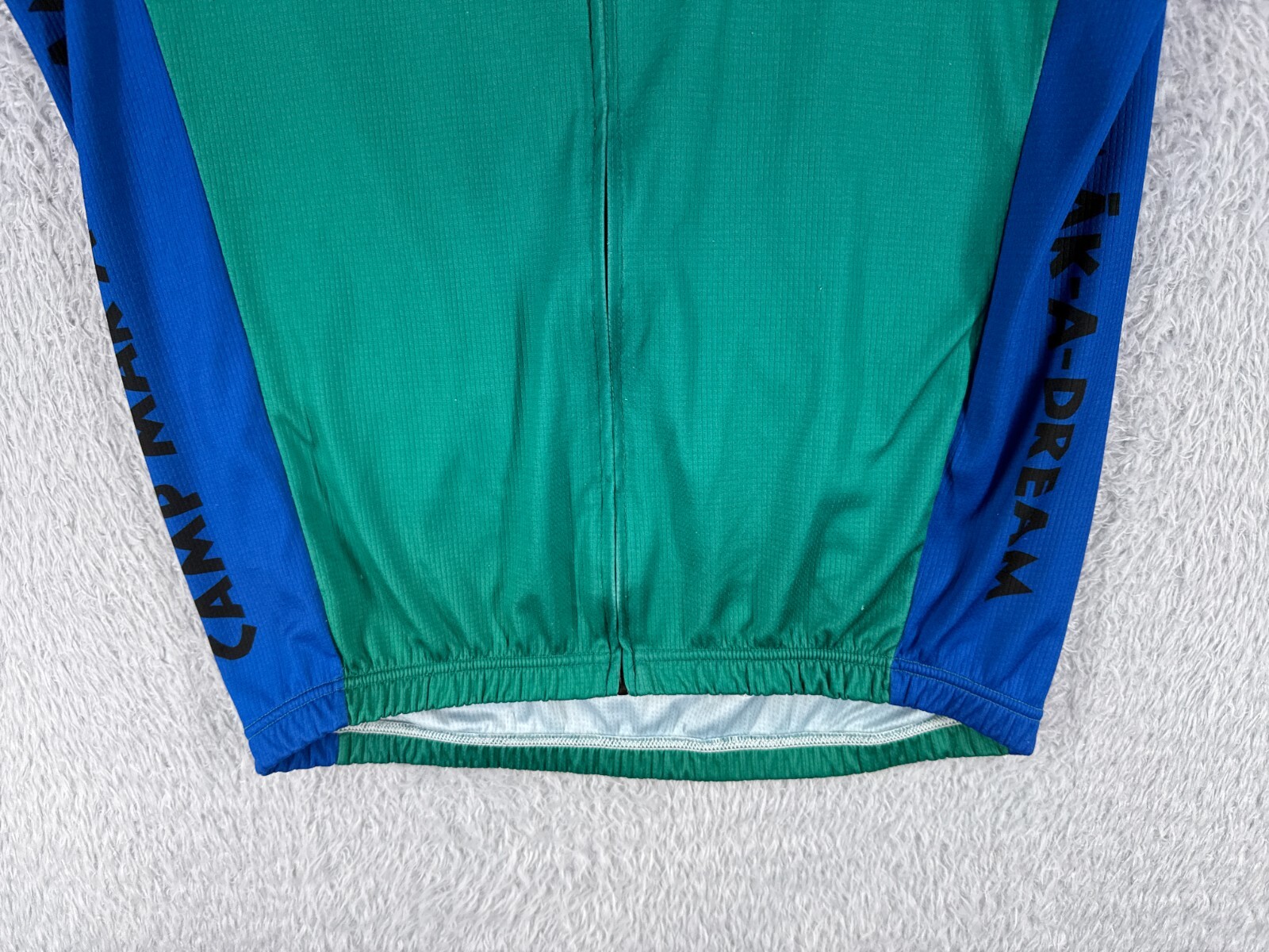 Black Bottoms Cycling Jersey Adult Large Green Blue RATPOD13 Dillion Montana