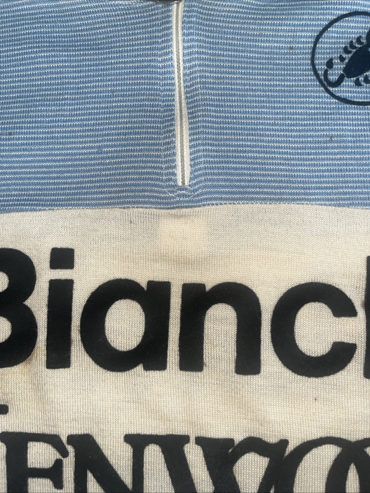 Castelli Blanchi Kenwood Wool Cycling Jersey Patagonia 80’s Made In Italy Sz 4