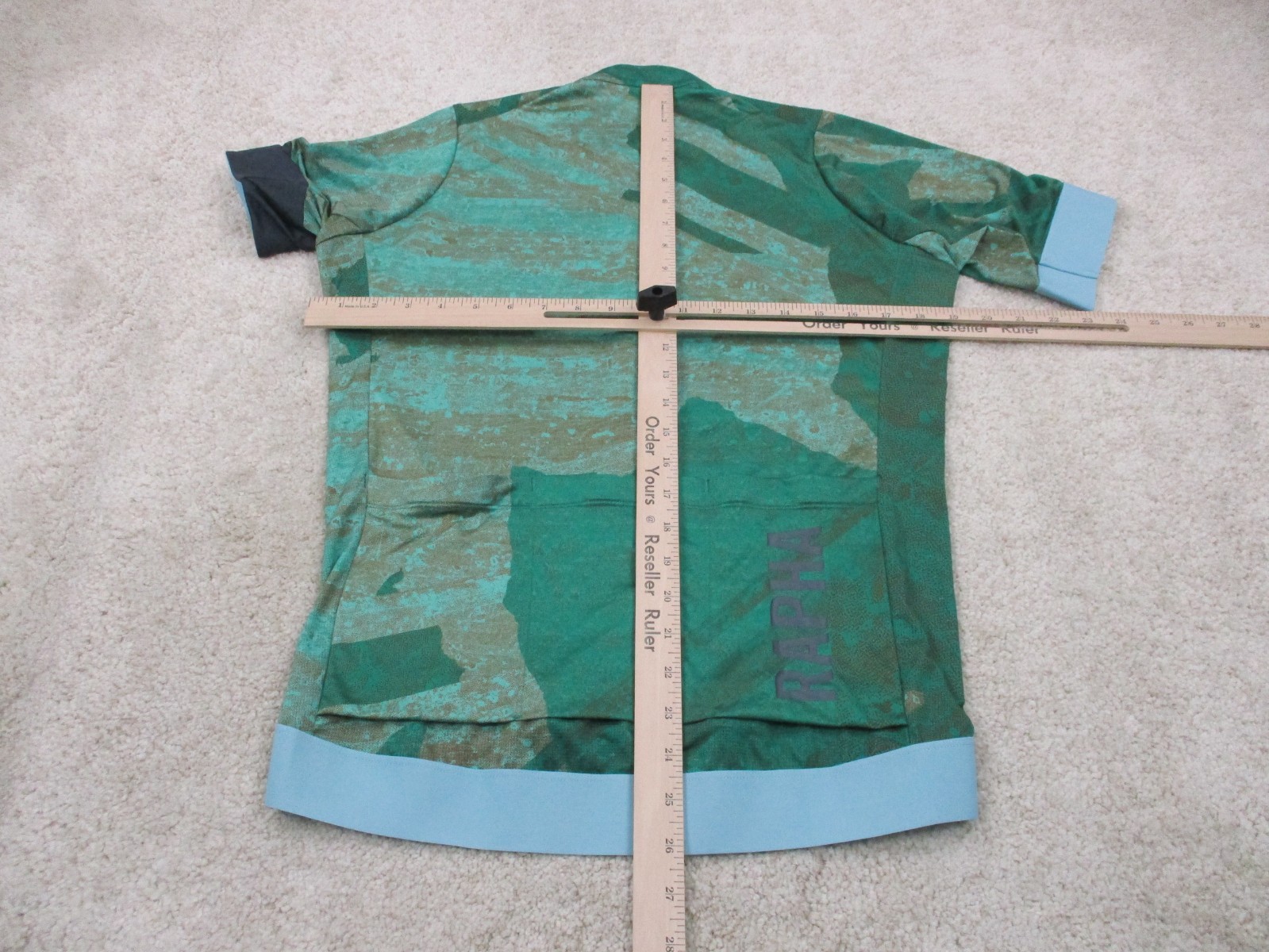 Rapha Cycling Jersey Mens Large L Green Pro Team Gravel Training Limited Edition