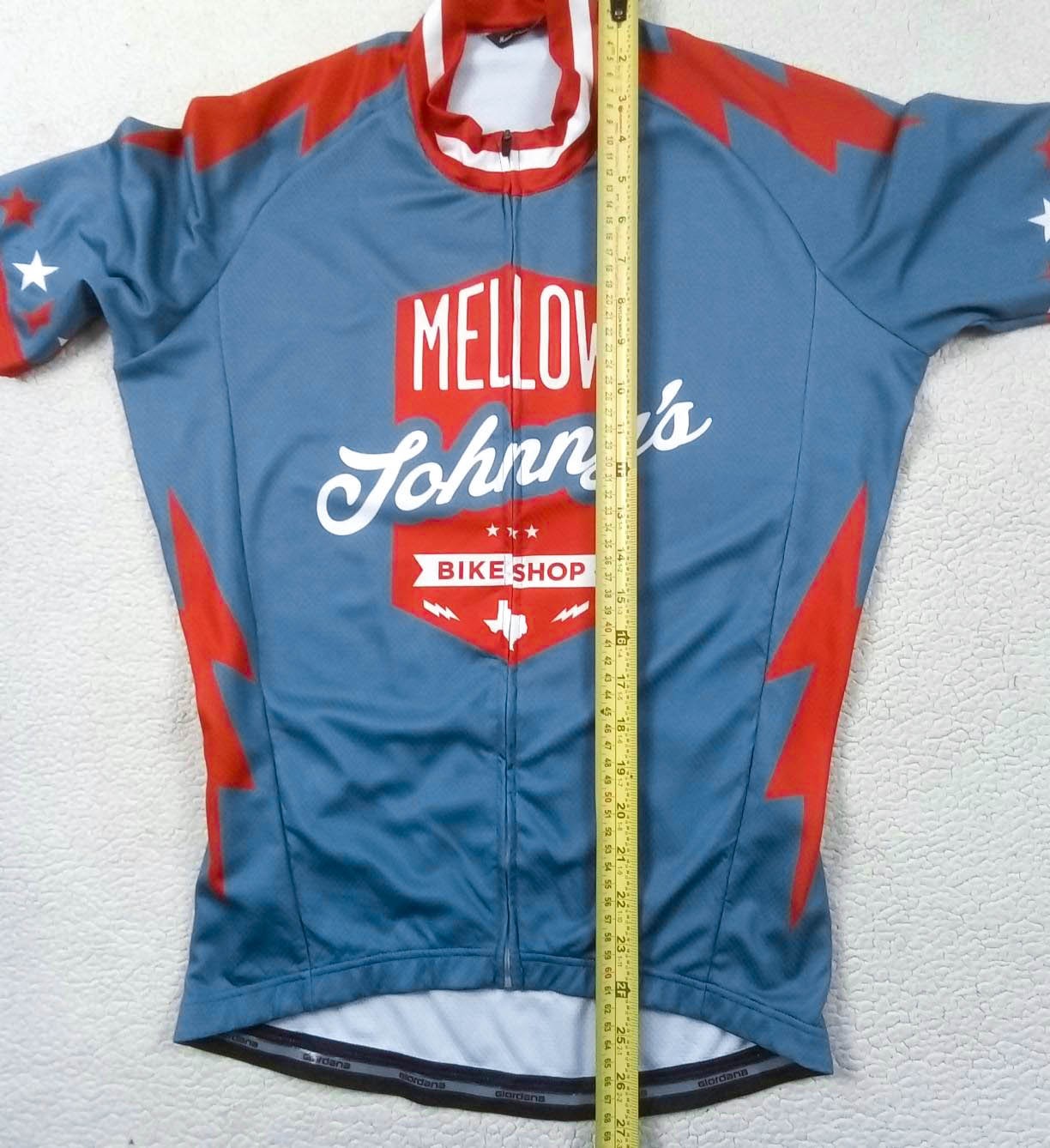 RARE Giordana Mellow Johnny’s Bike Shop Cycling Jersey Lance Armstrong fits M/L