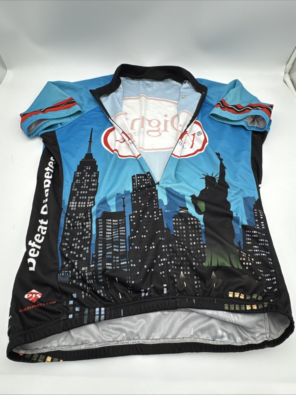 Peak 1 Sports Cycling Jersey Dignity Memorial Race Day Unisex Size XL