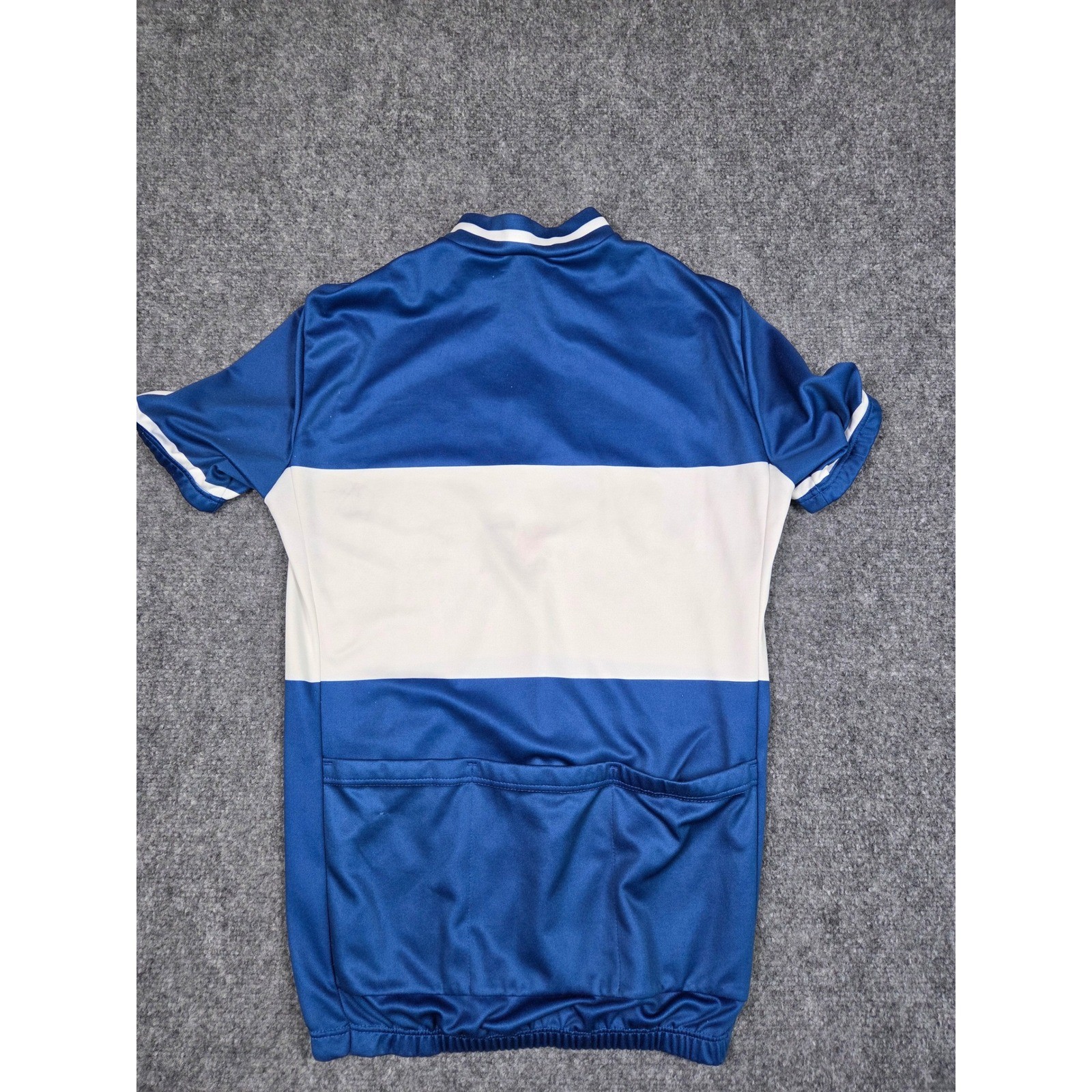 De Marchi Cycling Jersey Mens Medium 1/4 Zip Blue 50th Anniversary Made in Italy