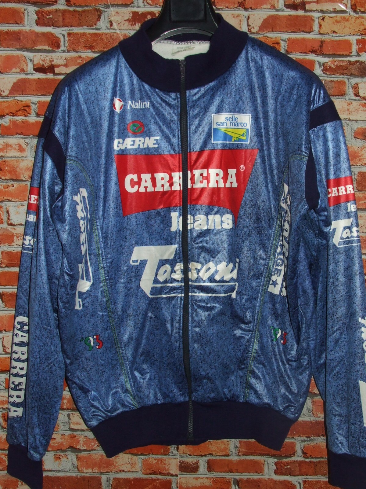 Bike Shirt Jacket Cycling Synthetic Fleece Team Carrera Size 3XL
