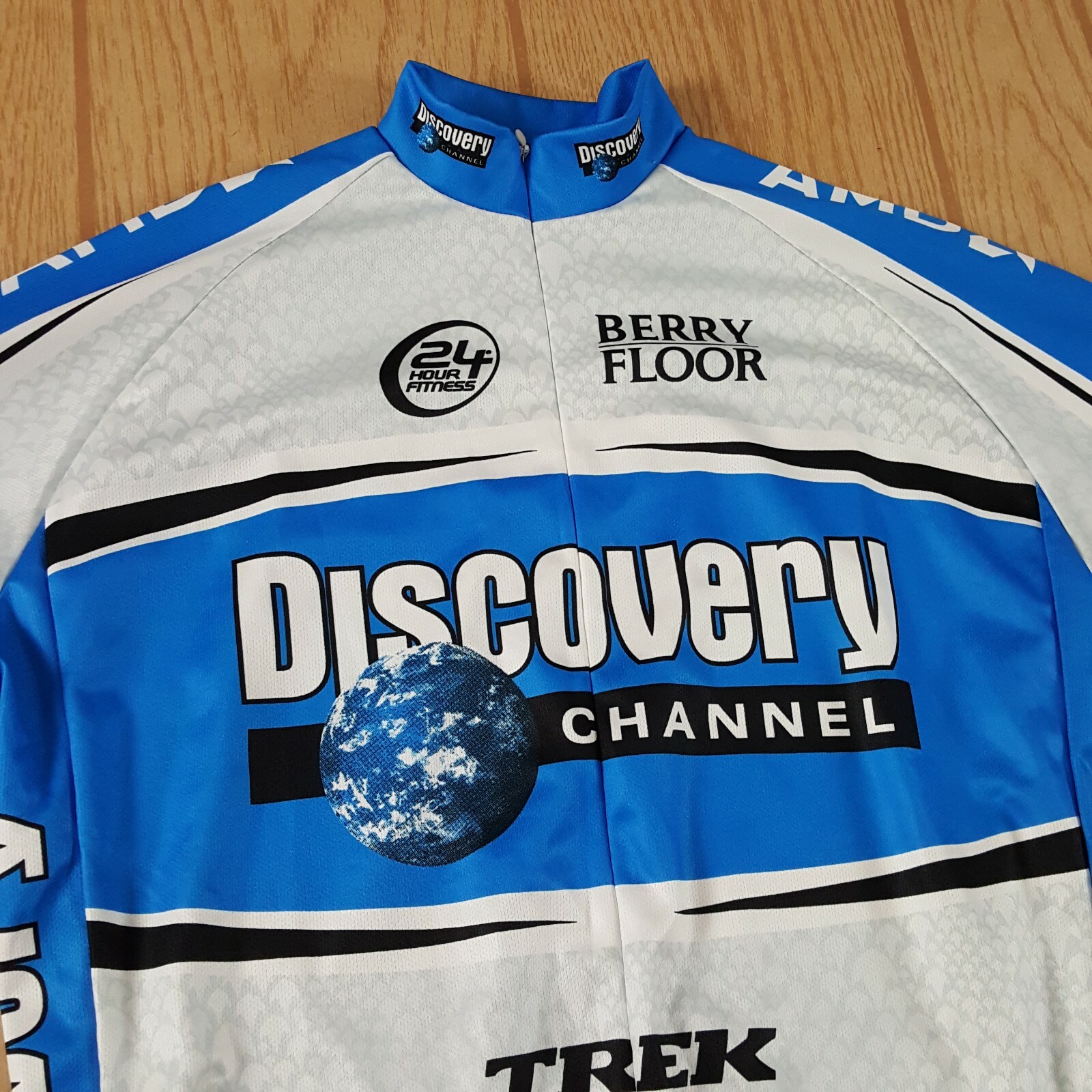 Nike Dri-fit Discovery Channel Nike Cycling Jersey Men’s Medium Half Zipper