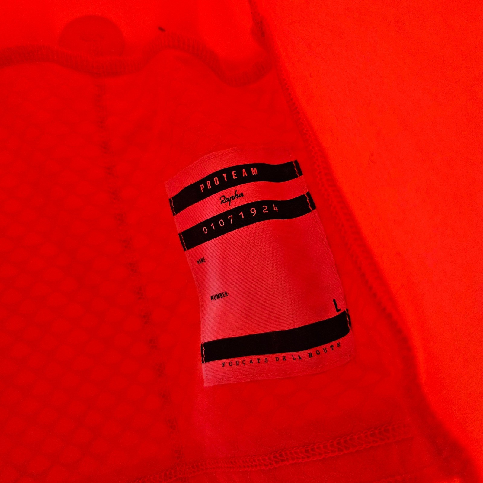 Rapha Pro Team Insulated GORE-TEX Rain Jacket Pink Jersey Zip Up Cycling Size L