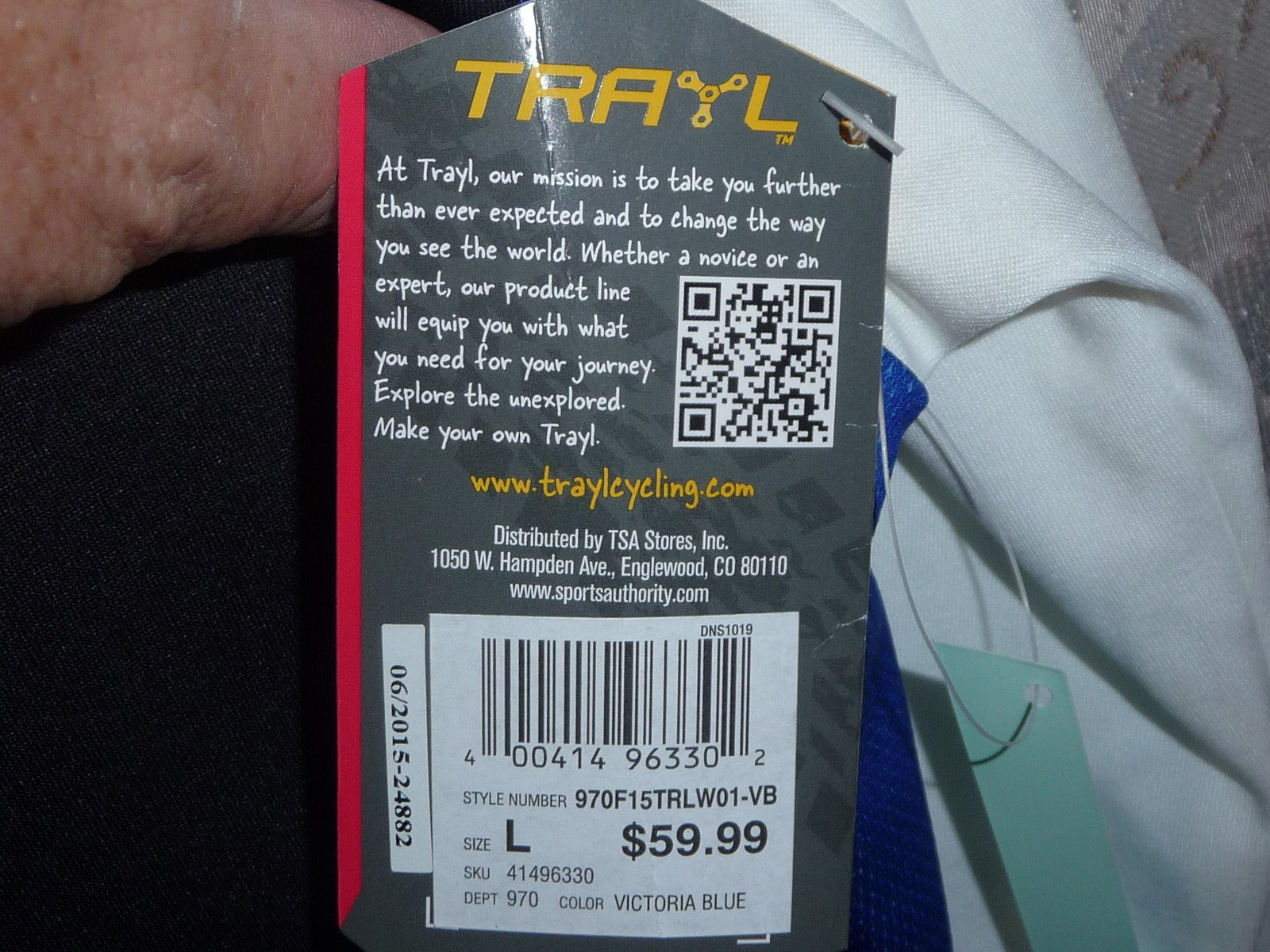 BRAND NEW TRAYL WOMEN’S RYDE SUBLIMATED LONG SLEEVE CYCLING JERSEY SIZE LARGE