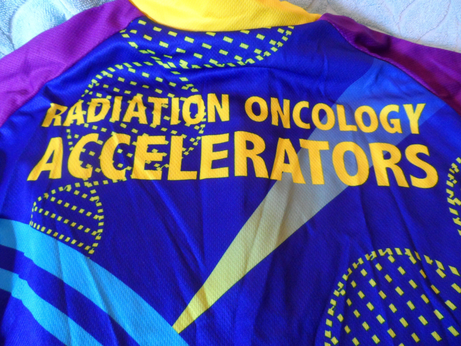 Primal Sport Cut Full Zip Cycling Jersey Womans XL Siteman Radiation Accelerator