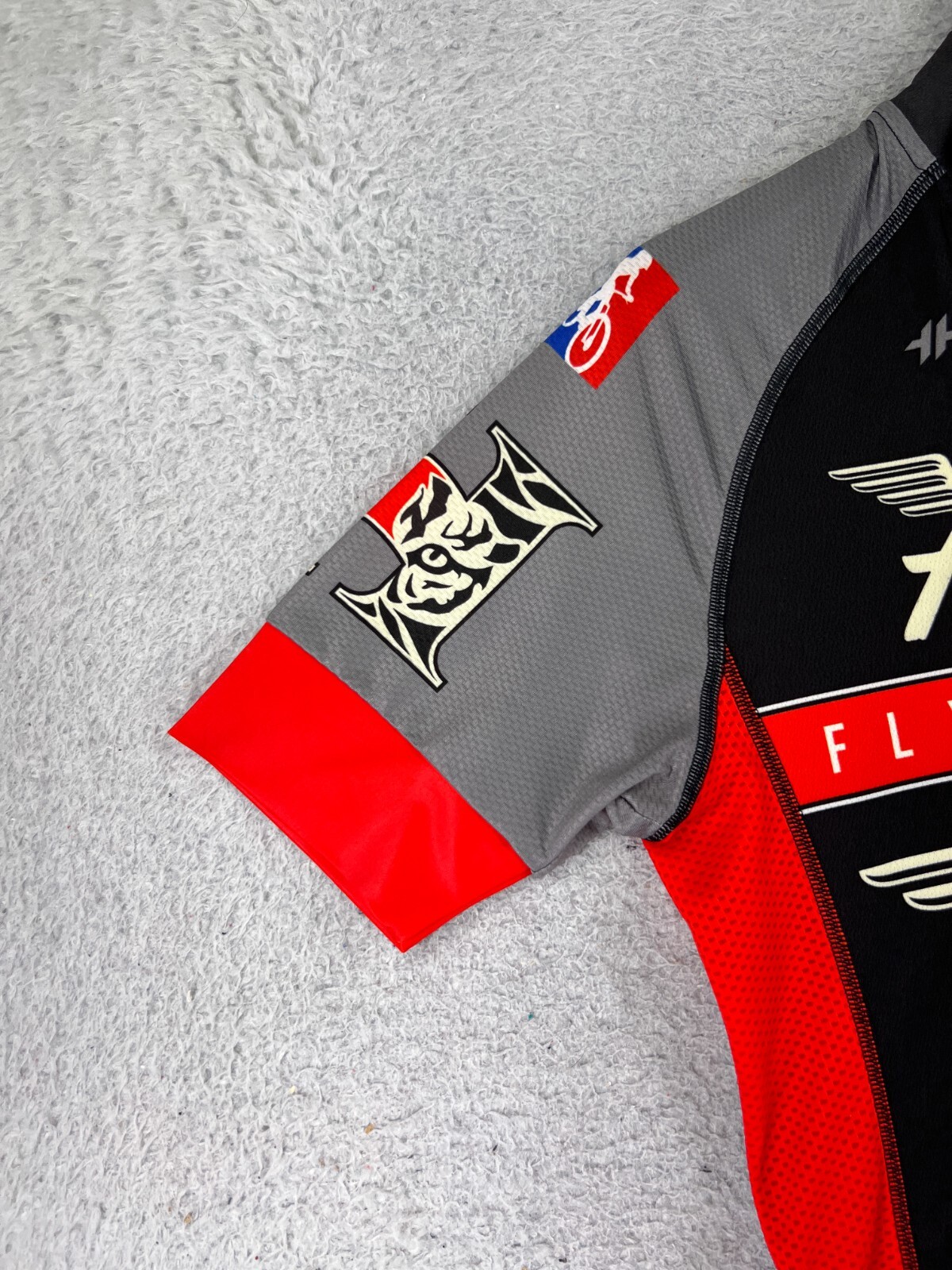 Hyperthreads Cycling Jersey Womens Small Black Red Hurricane Flying Tigers Utah