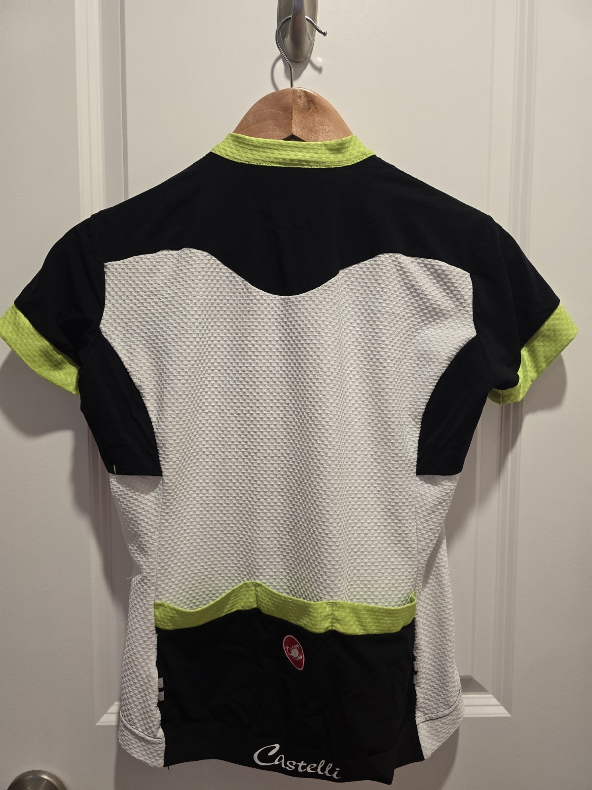 Castelli Cycling Jersey Women’s Mediu High Visibility Yellow Green Black White