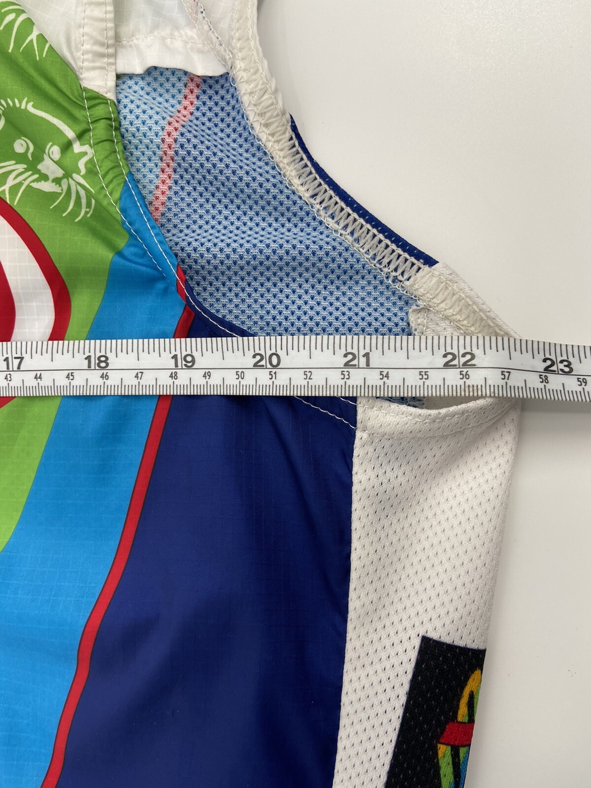 Voler Ripstop/ Mesh Polyester Cycling Tank Top Hyundai Sea Otter Classic USA M