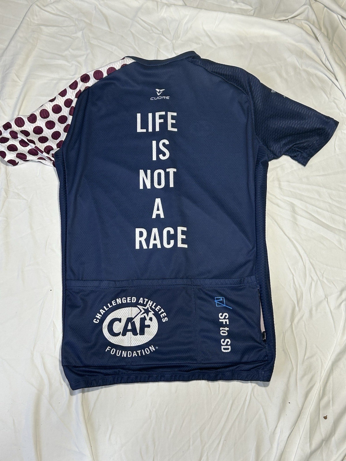 Cuore CAF Cycling Jersey Mens XL Million Dollar Challenge MDC 2021 Bike Shirt