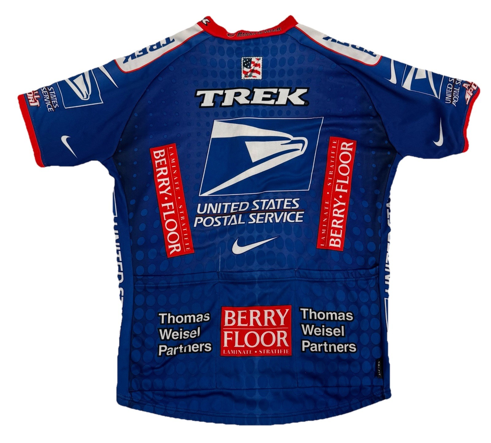 Nike US Postal Service Trek Cycling Team Jersey Men’s XL USPS Armstrong 2000’s