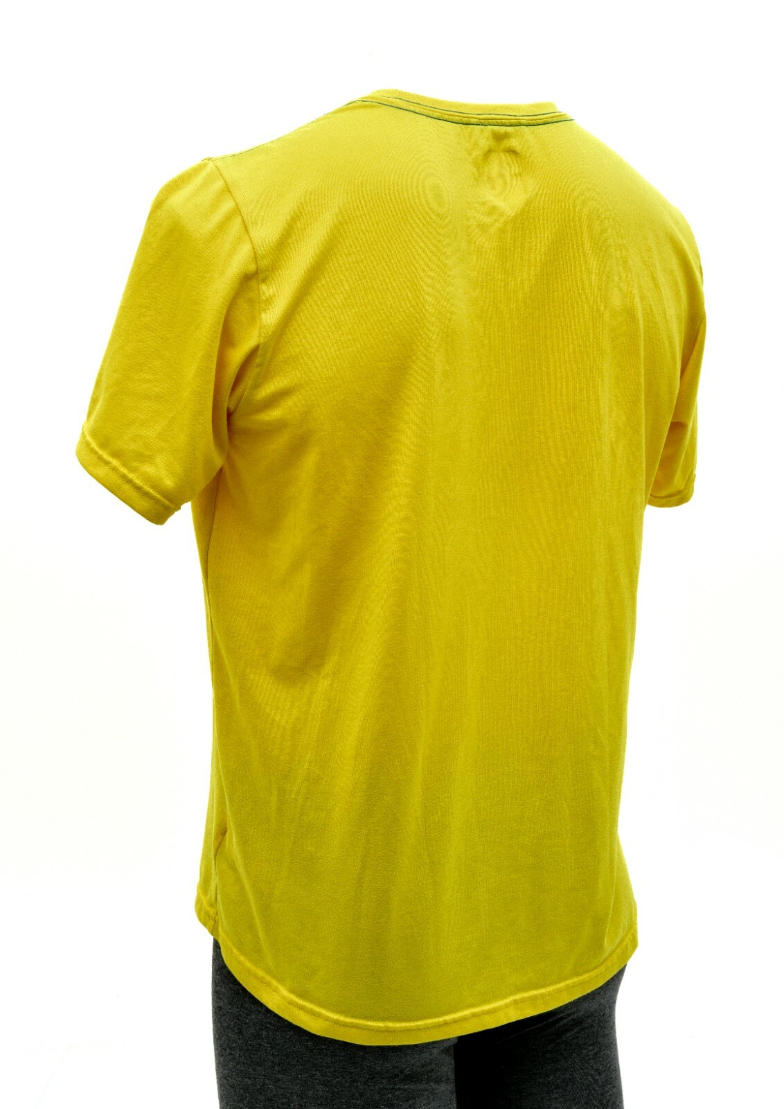 The North Face Short Sleeve Logo T-Shirt Men MEDIUM Yellow Casual Tee Lifestyle