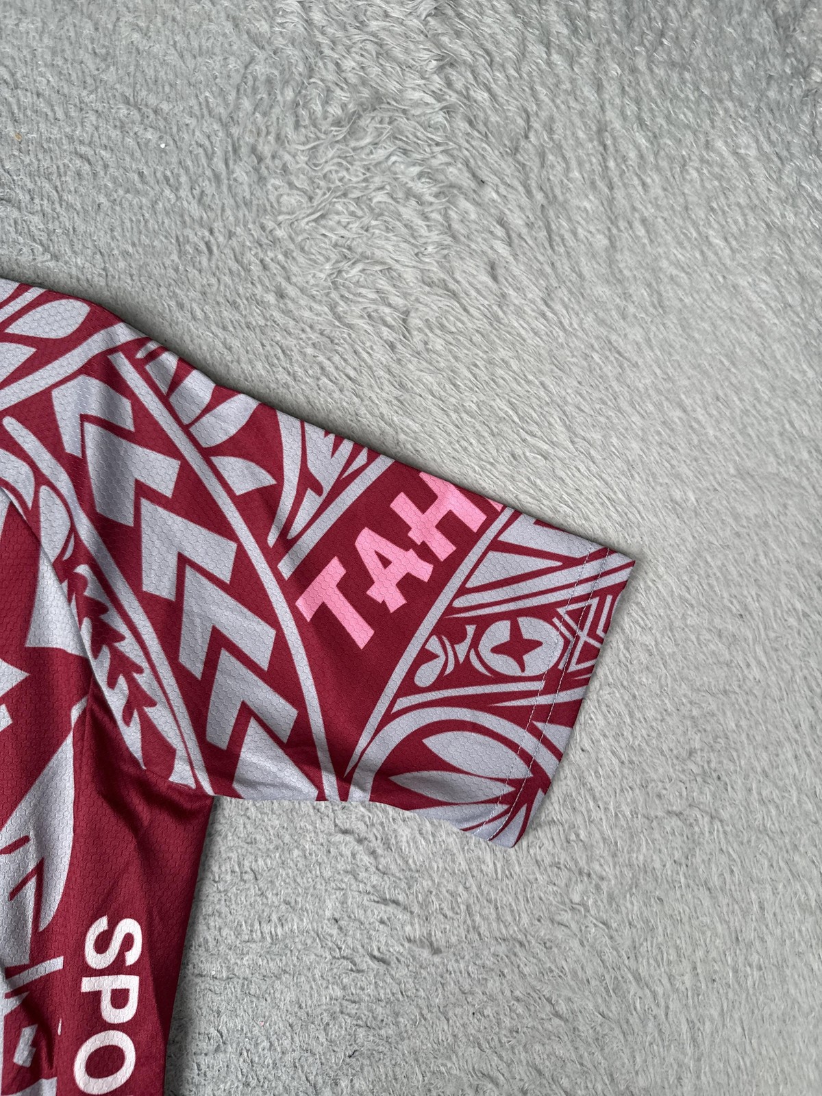 Wearcomp Cycling Jersey Mens Medium Red Tour De France ACE Taravao Bike