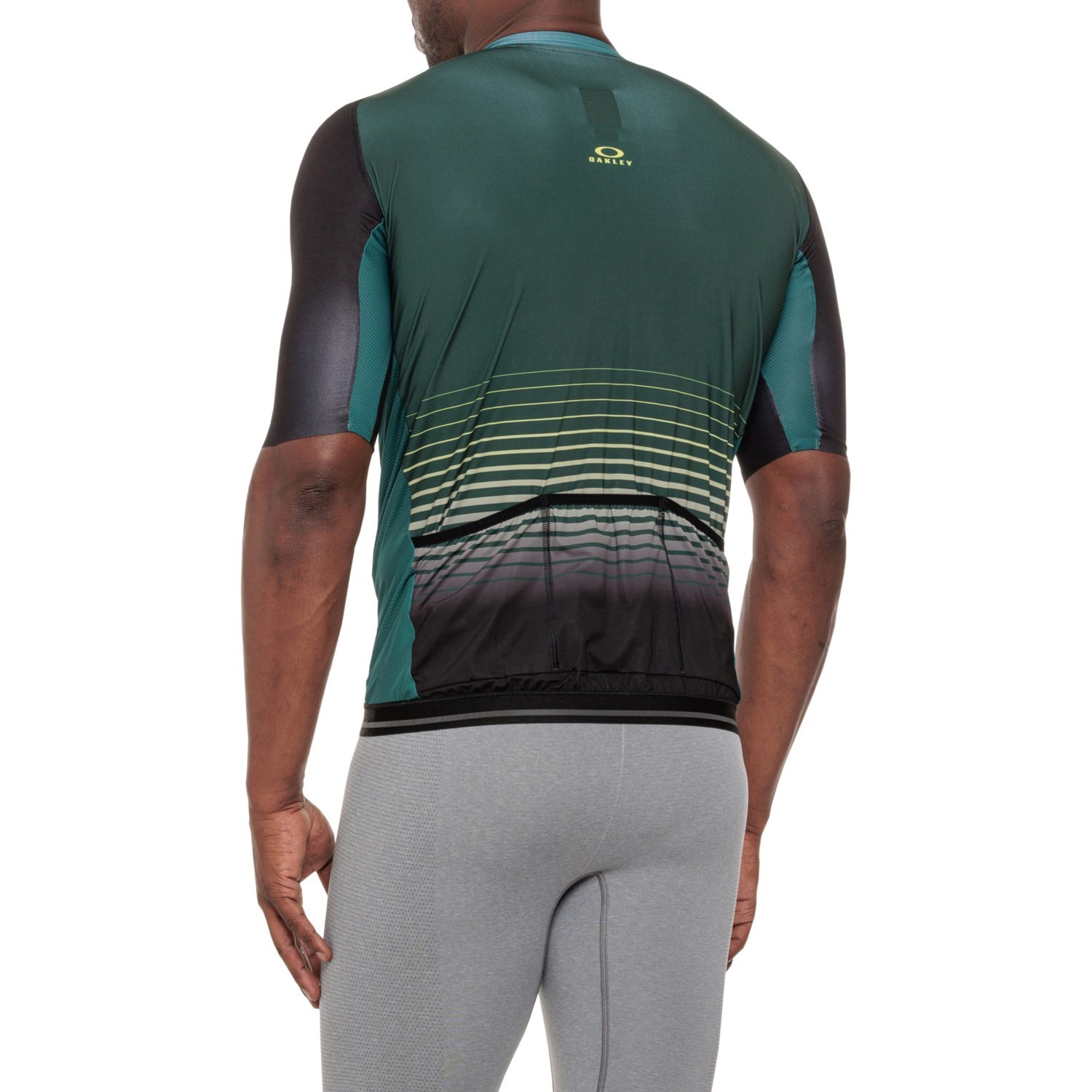 OAKLEY Men’s Sublimated Icon 2.0 Short Sleeve Cycling Jersey Green Small NWT