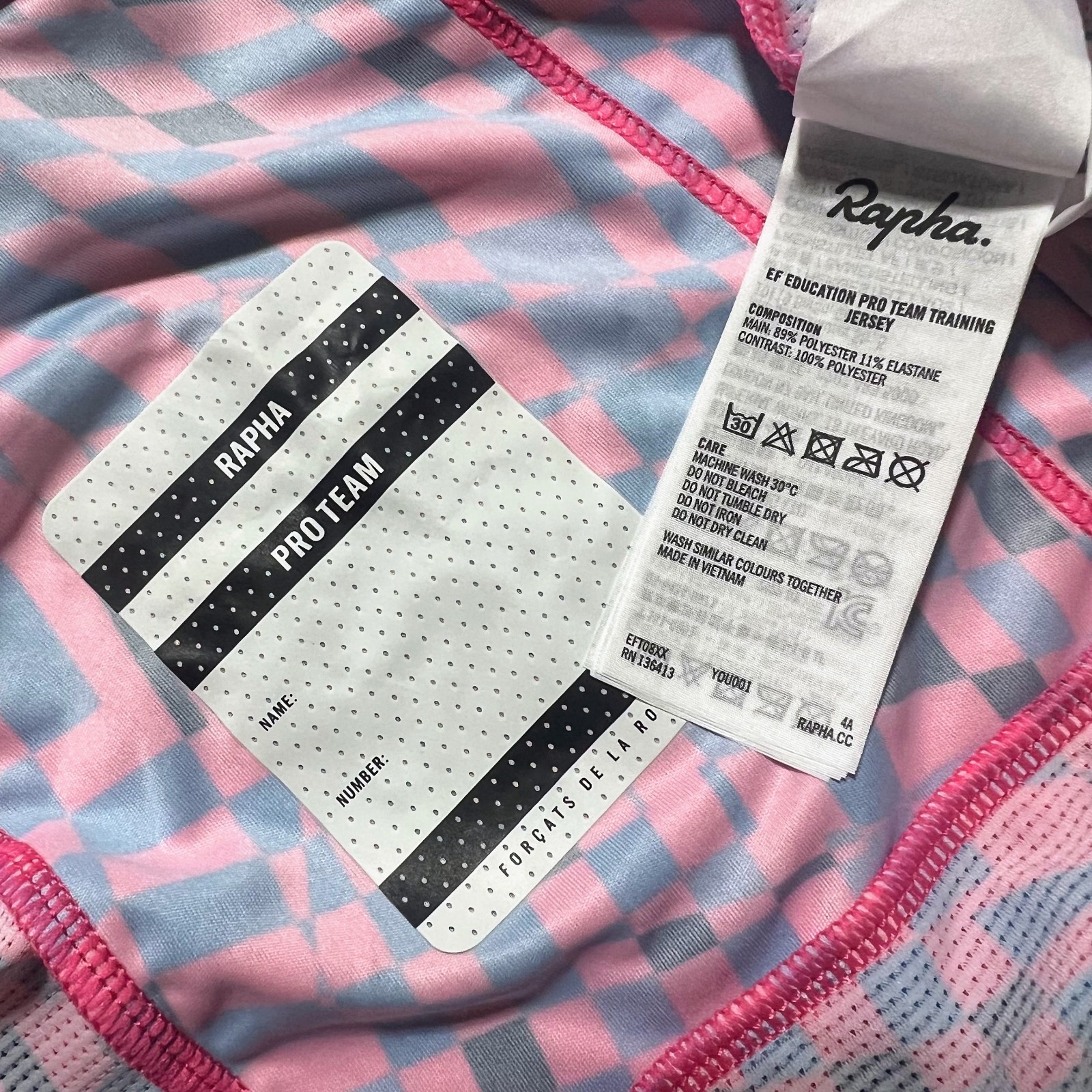 Rapha Size M Men’s EF Education First TIBCO・SVB Pro Team Training Jersey Medium