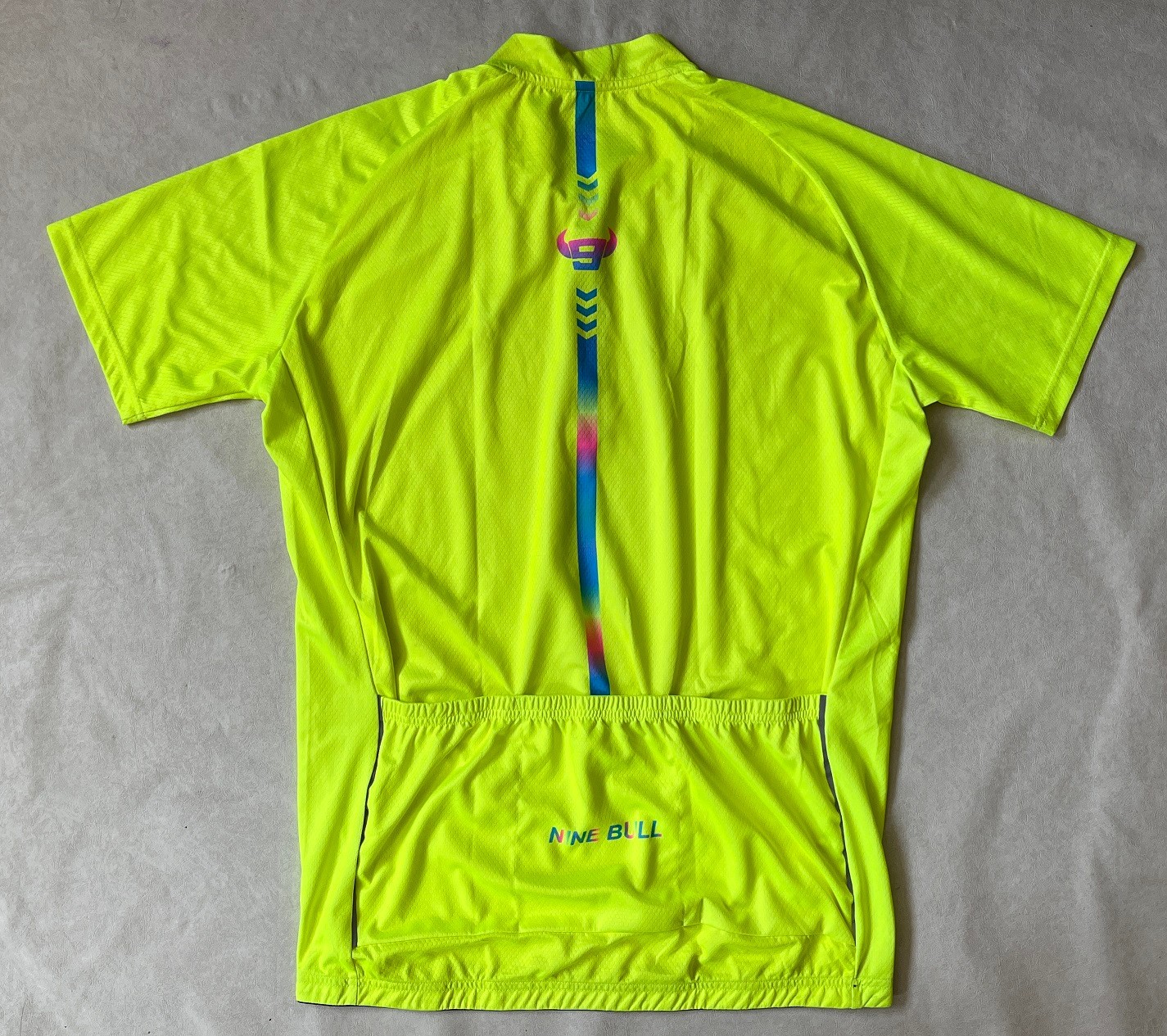 New Nine Bull Cycling Mens Short Sleeve T-Shirt Yellow Shirt XL