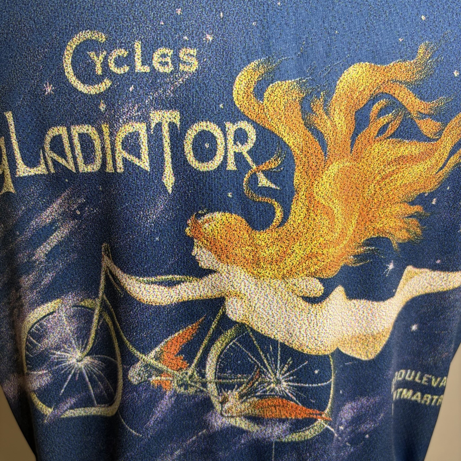 REI Women’s Gladiator Biking Jersey Blue, Large, Excellent Condition!