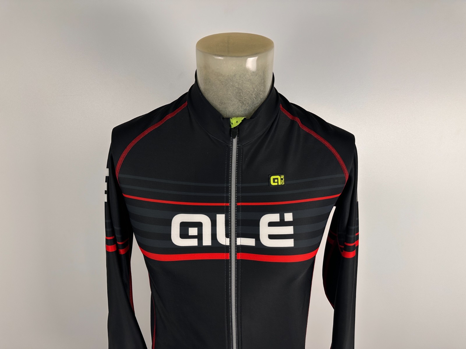 Ale PRR Cycling Long Sleeve Jesey Solid Mens Black Size L
