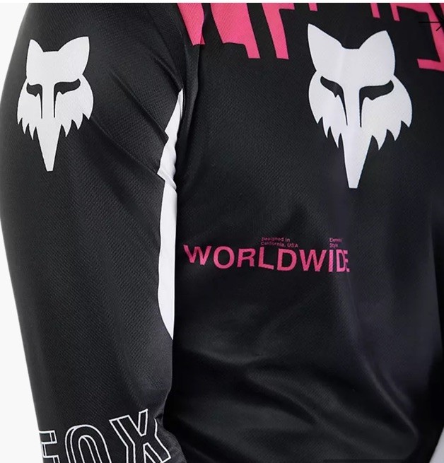 Brand New FOX Racing Mens Ranger Digi Image Long Sleeve Jersey $75 Black M Moto