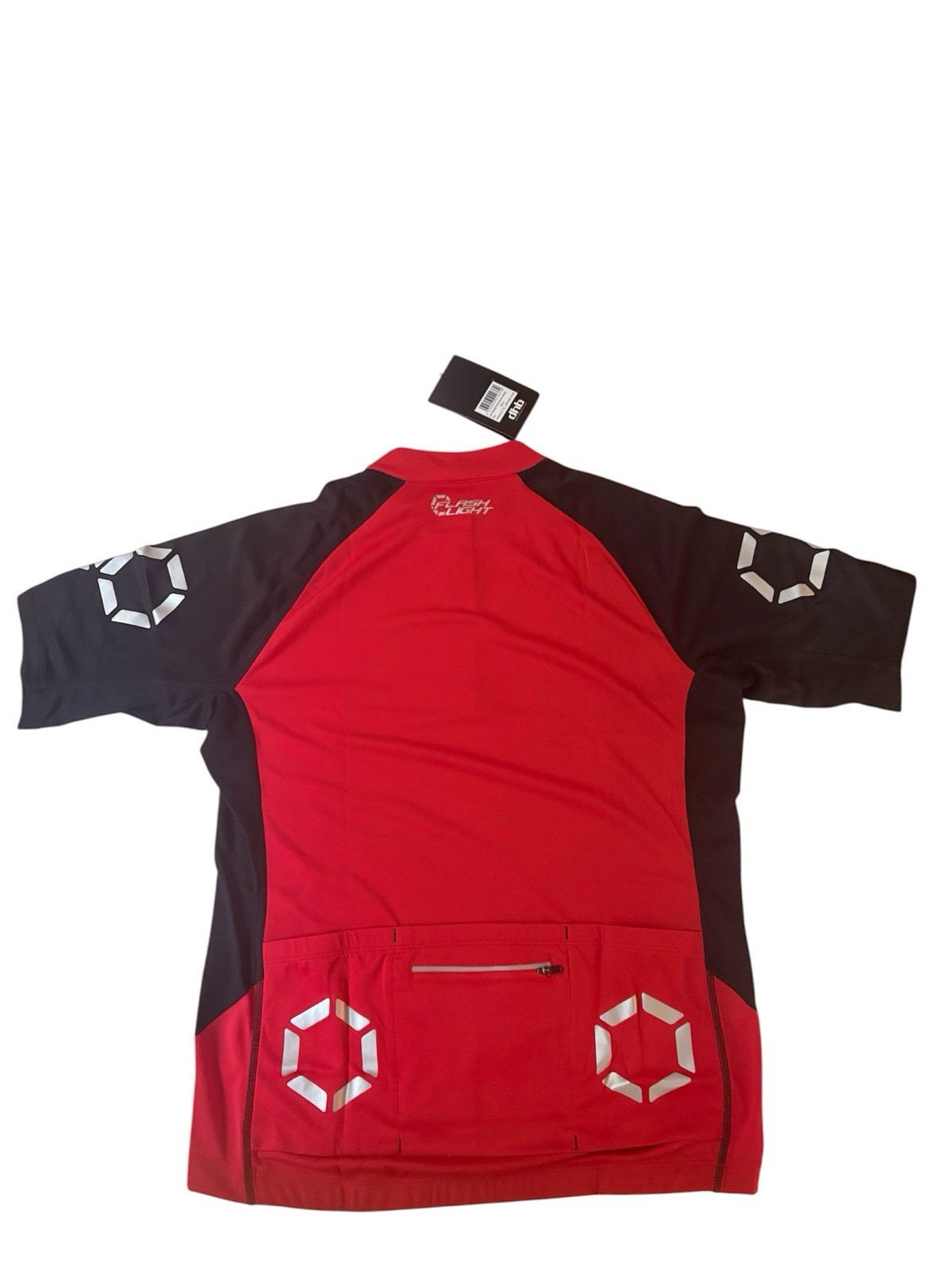 DHB Men’s Flashlight Cycling Jersey NWT Red And Black Large
