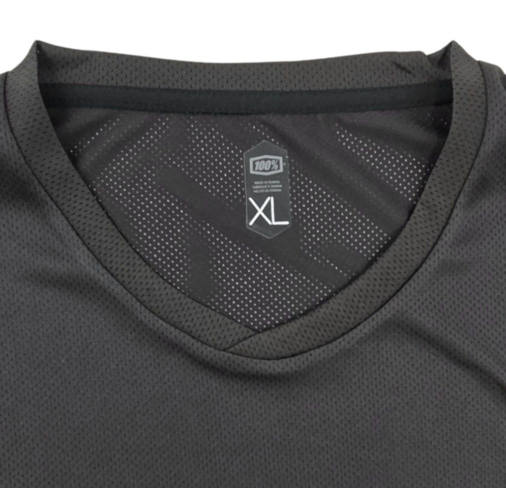 100% Men’s Ridecamp Mountain Bike Jersey Size XL Long Sleeve Black Charcoal MTB