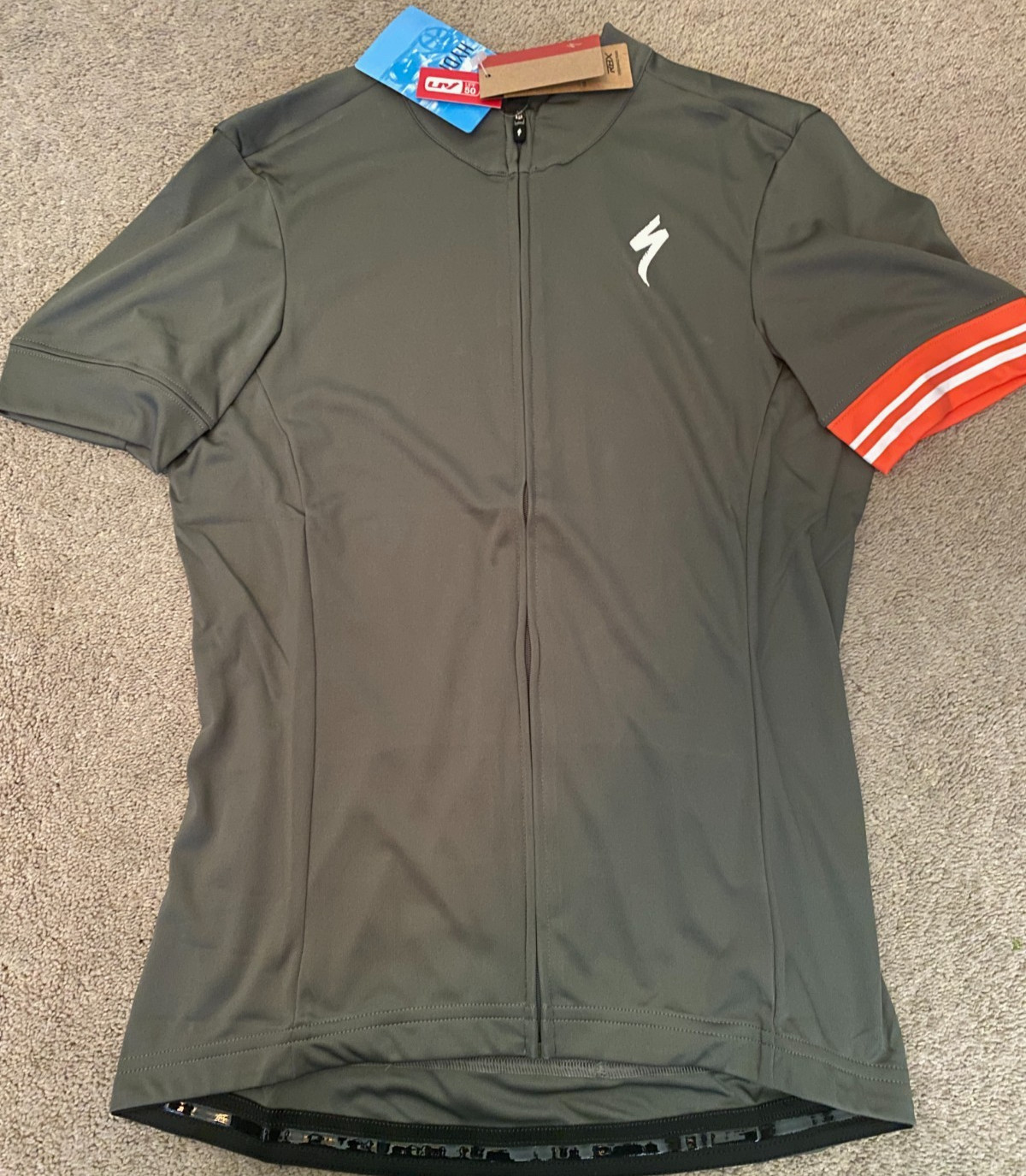 New Specialized Rbx Sport Logo Bike Cycling Jersey Womens Medium Military Green
