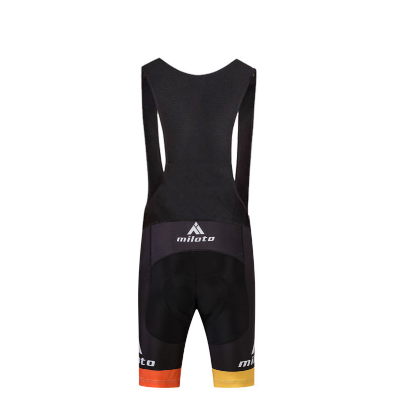 Men’s Orange Cycling Jersey Coolmax Bib Shorts Biking Clothing Wear Kit S-5XL