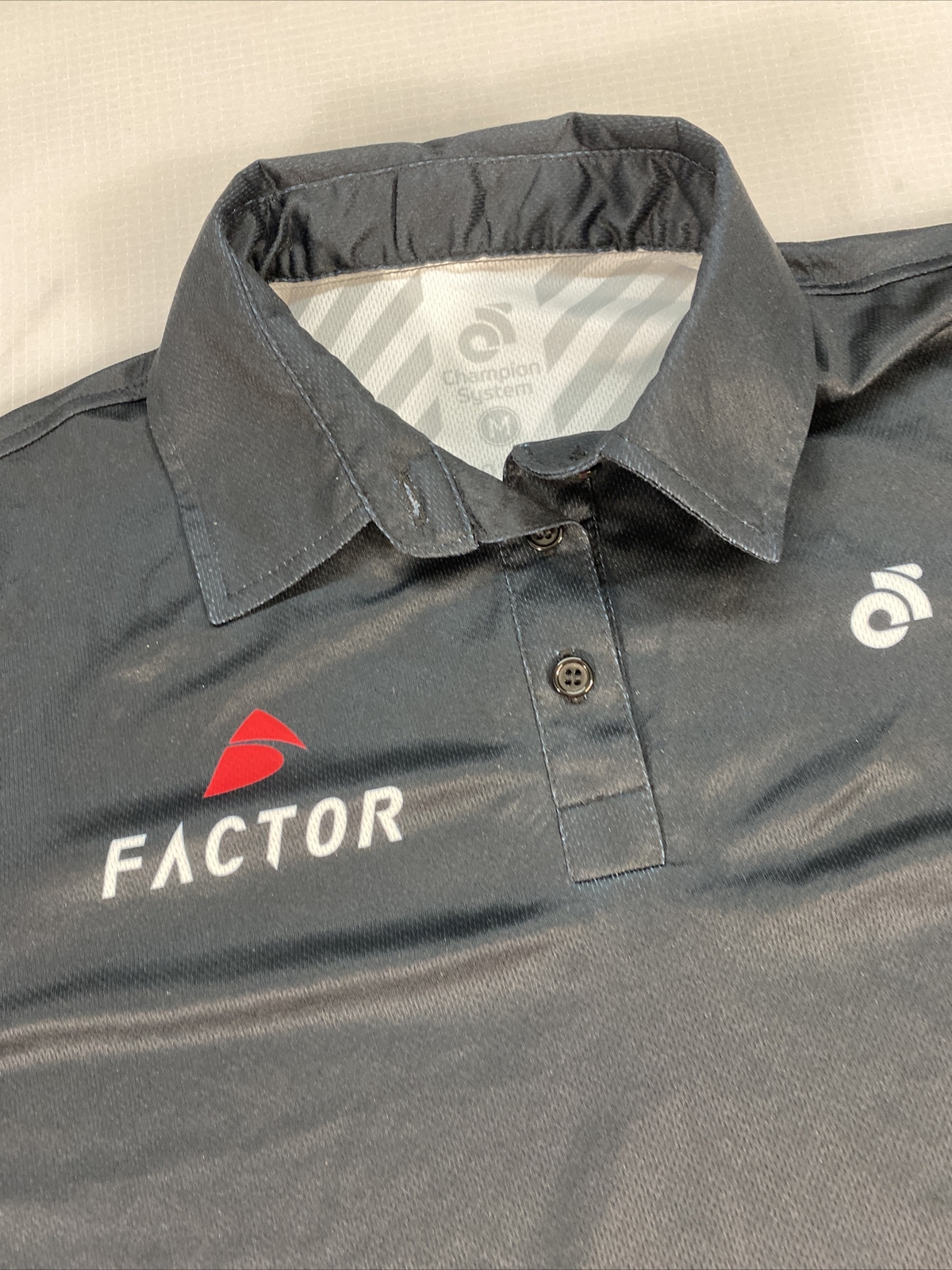 Champion System Factor womens casual cycling tech polo Medium M (8284-11)