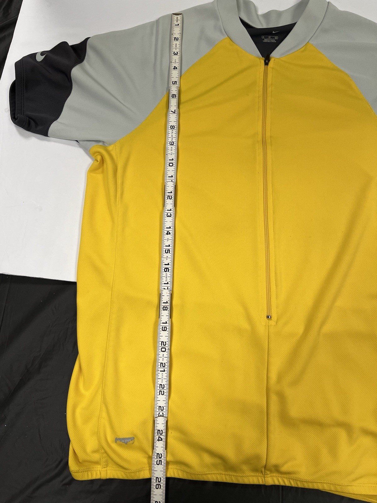 Nike Dri-Fit Women’s 3/4 Zip Cycling/Running Shirt Size XL – 3 Back Pockets EUC
