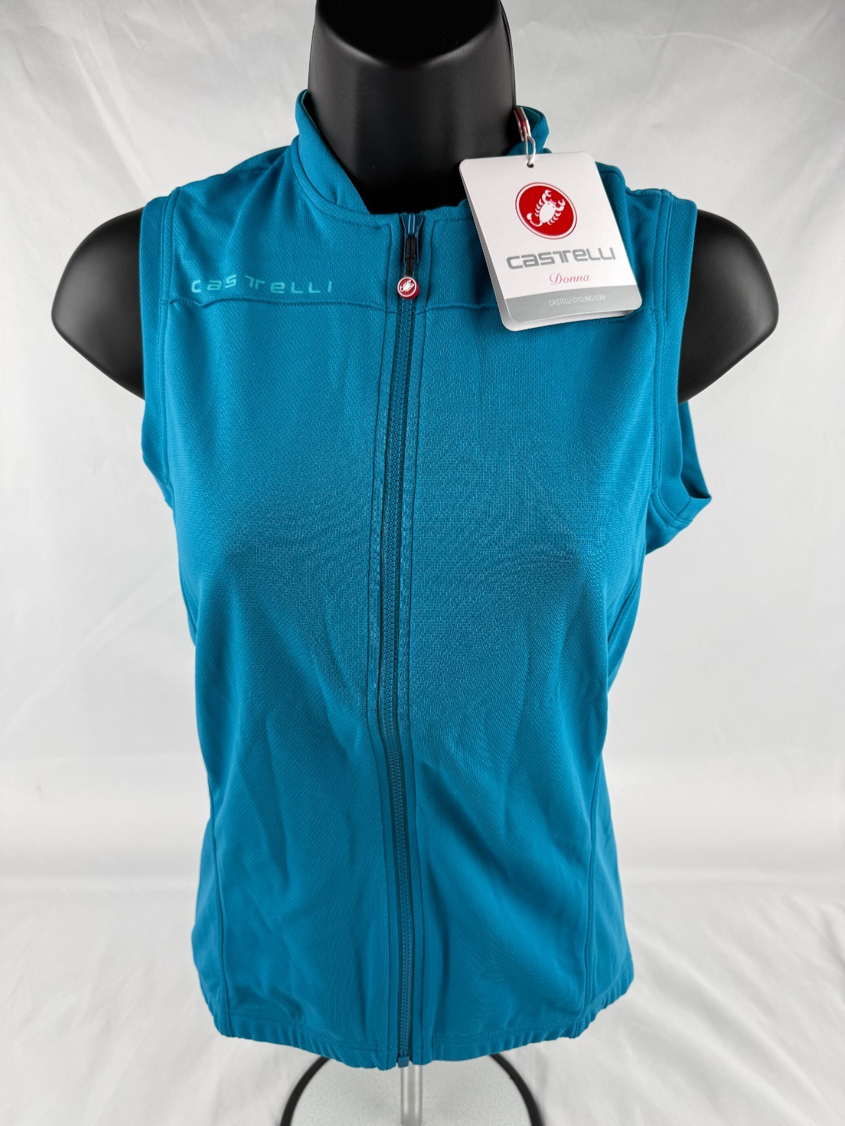 Castelli Anima 3 Women’s Sleeveless Cycling Top SIZE Small Blue