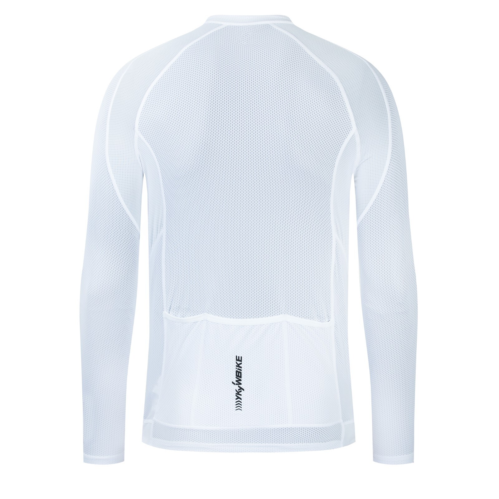 Men Casual Cycling Jersey Long Sleeve Half Zip T- Shirts Bike Breathable Tops