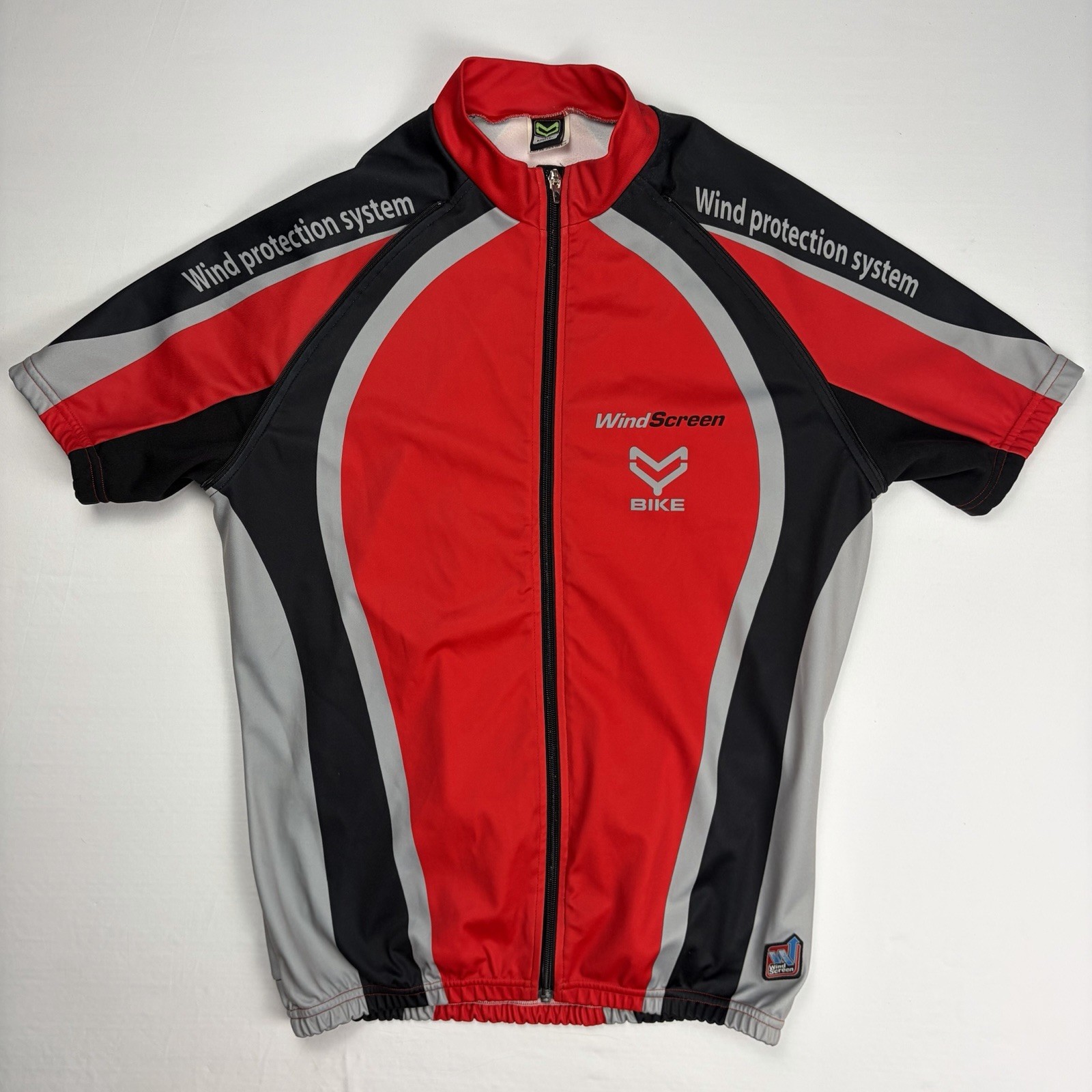 WindScreen Bike Windproof Cycling Jacket L Thermal Convertible Zip Off Sleeves