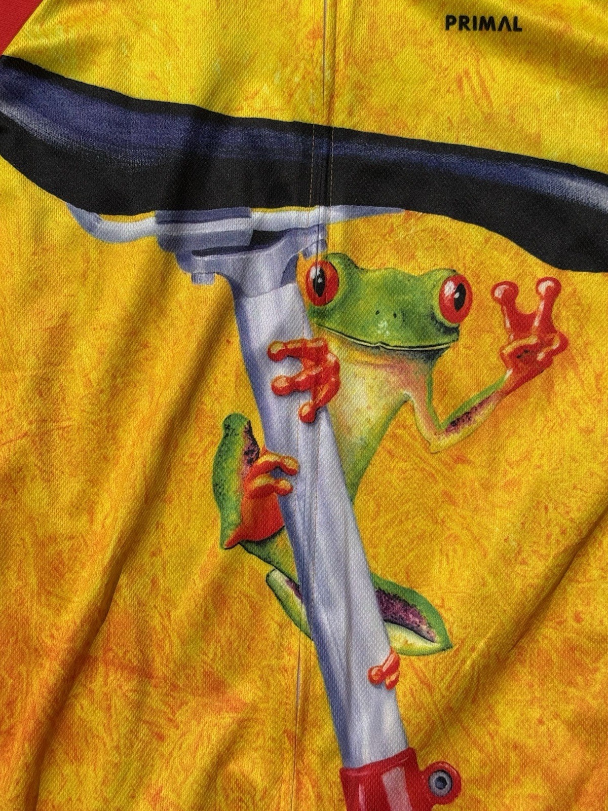 Primal Wear Cycling Jersey “Easy Rider” Frog Full Zip Size XL