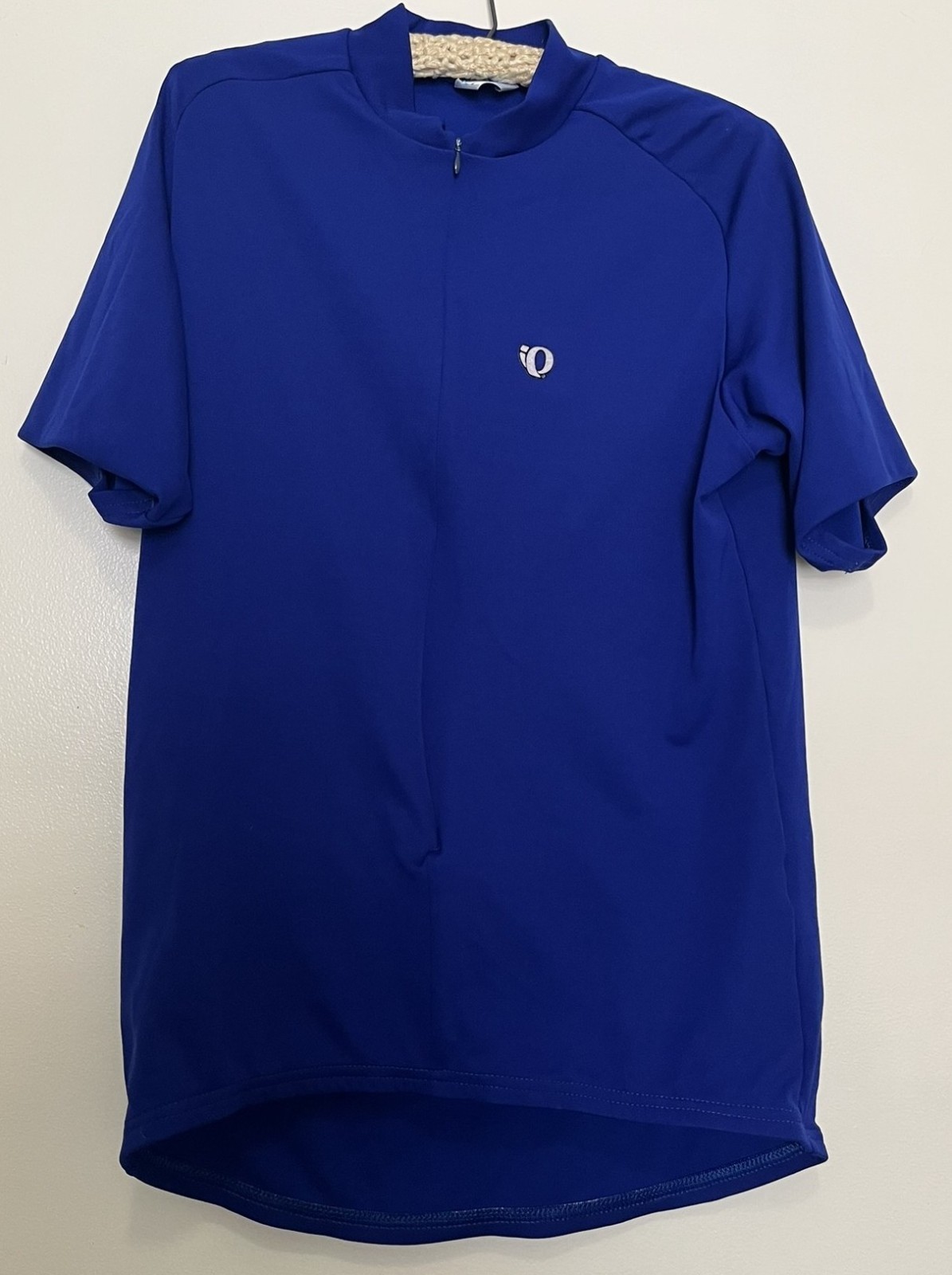 Pearl Izumi Cycling Jersey Adult XL Blue 1/2 Zip 100% Polyester Rear Pockets