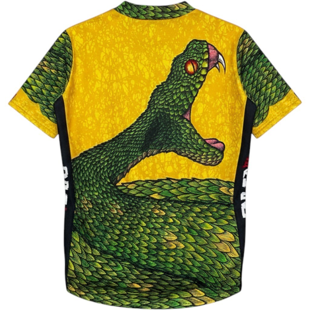 90s Y2K Primal Wear Cycling Jersey Shirt Snake Bite Racing 3/4 Zip USA