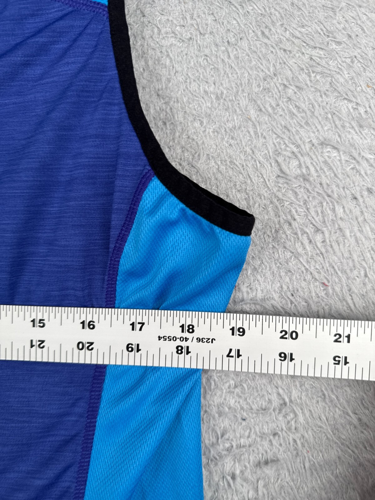 Trayl Cycling Jersey Women Extra Large Blue Tank Sleeveless Full Zip Polyester