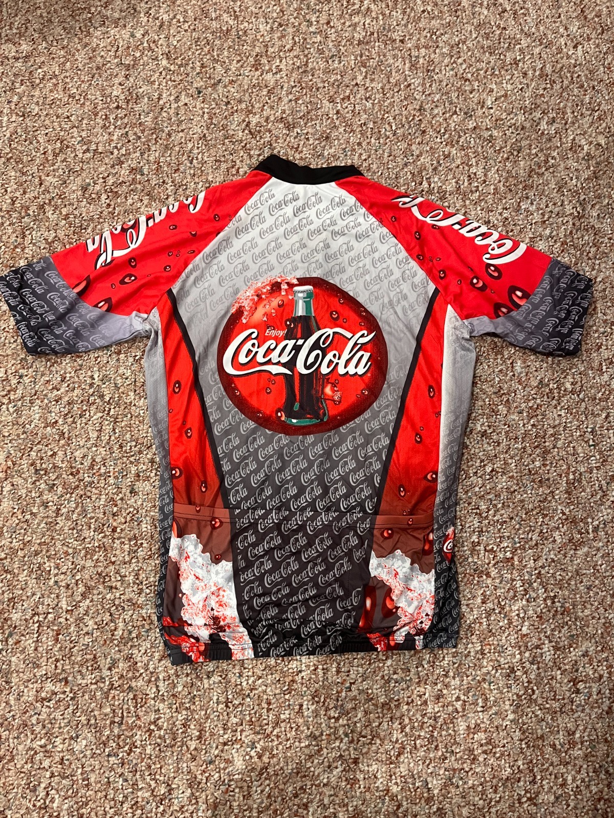 Coca-Cola Cyclist Jersey Size Adult 2XL