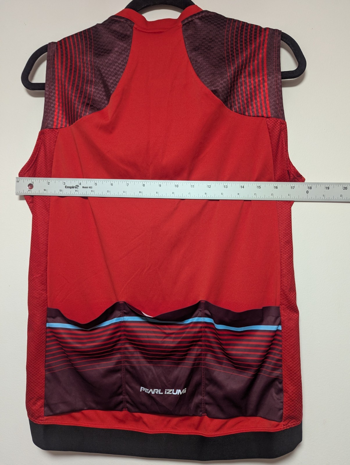 Pearl Izumi Elite Pursuit Sleeveless Jersey Cycling Vest Reflective Red Men’s L