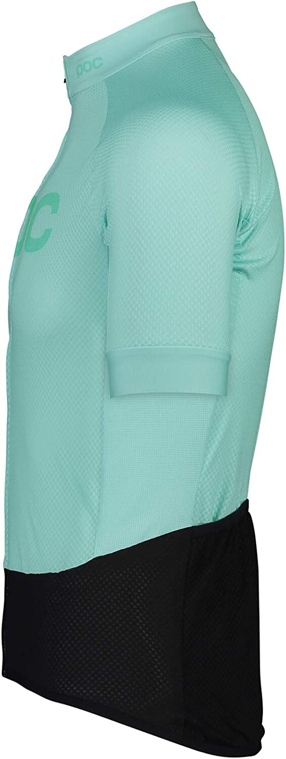 NWT POC Essential Road Logo Cycling Jersey Fluorite Green Size Large