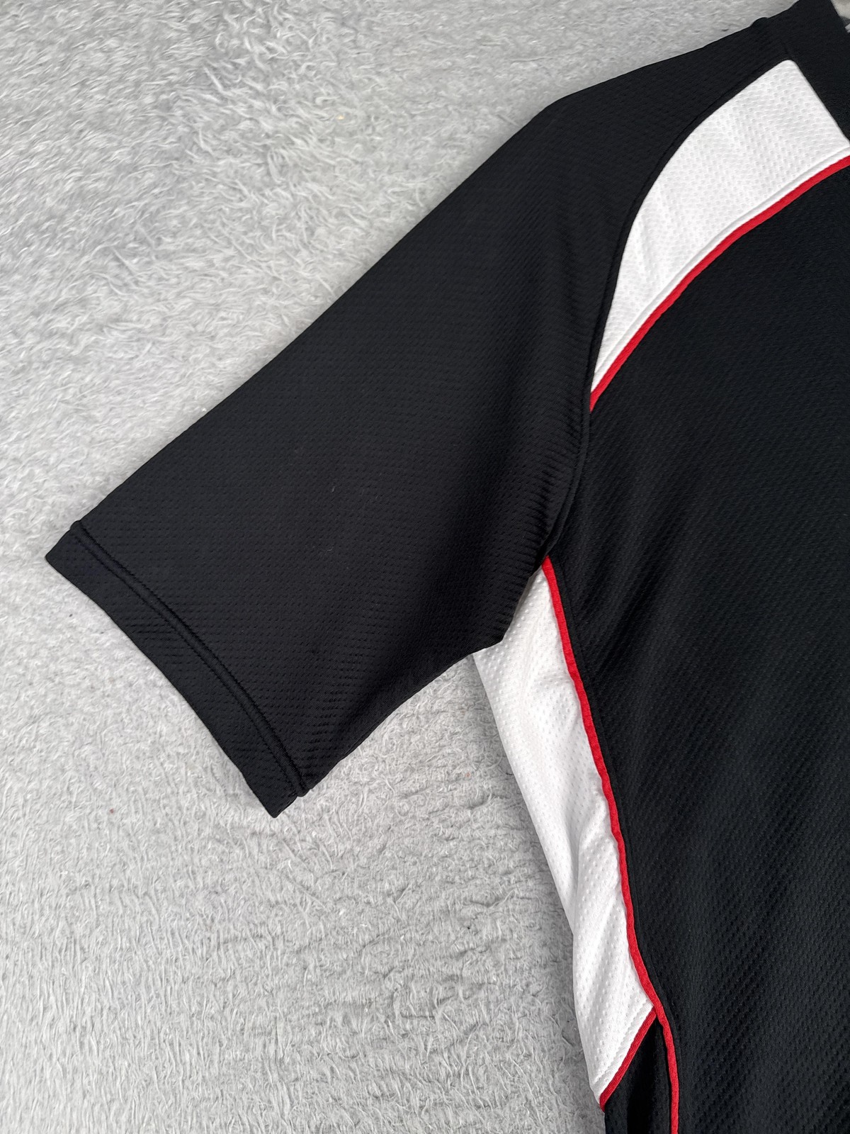 Louis Garneau Cycling Jersey Mens Medium Black Short Sleeve Zip Pockets CIMA 2