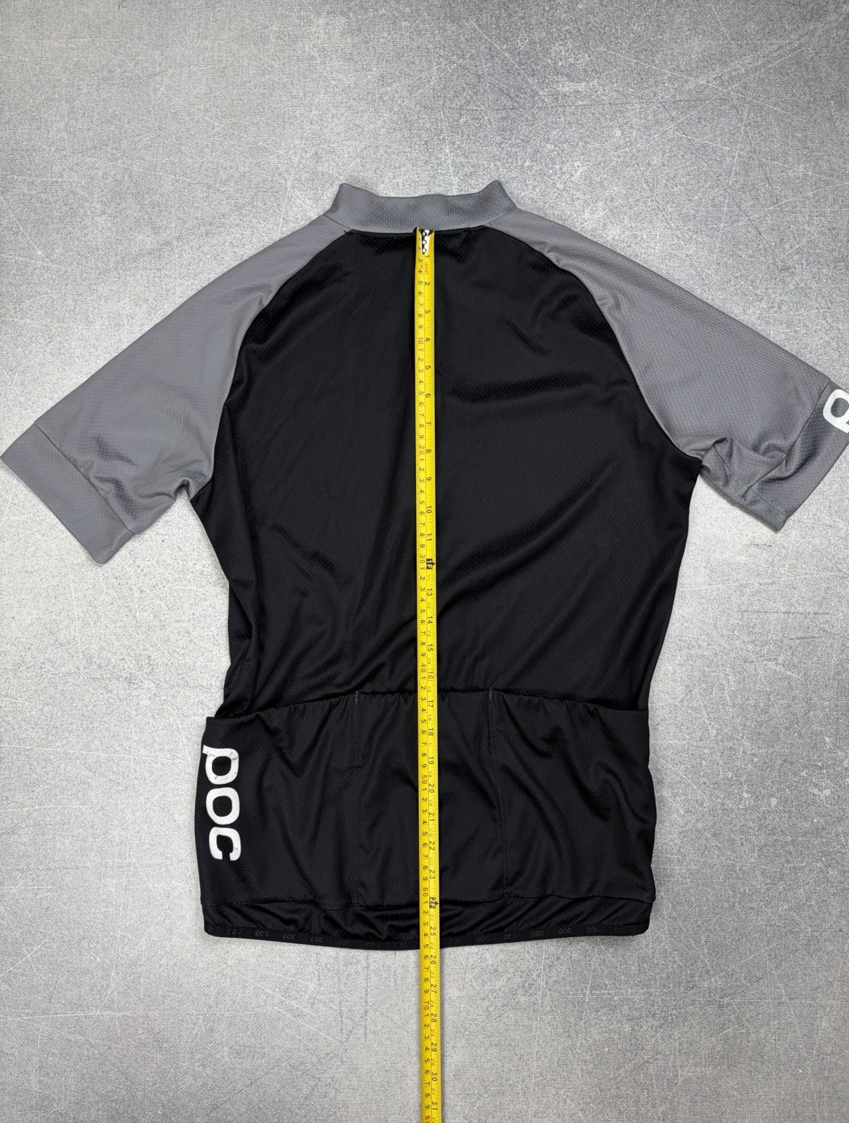 POC Essential XC Full Zip Tee Cycling Jersey Large Men’s Steel Gray