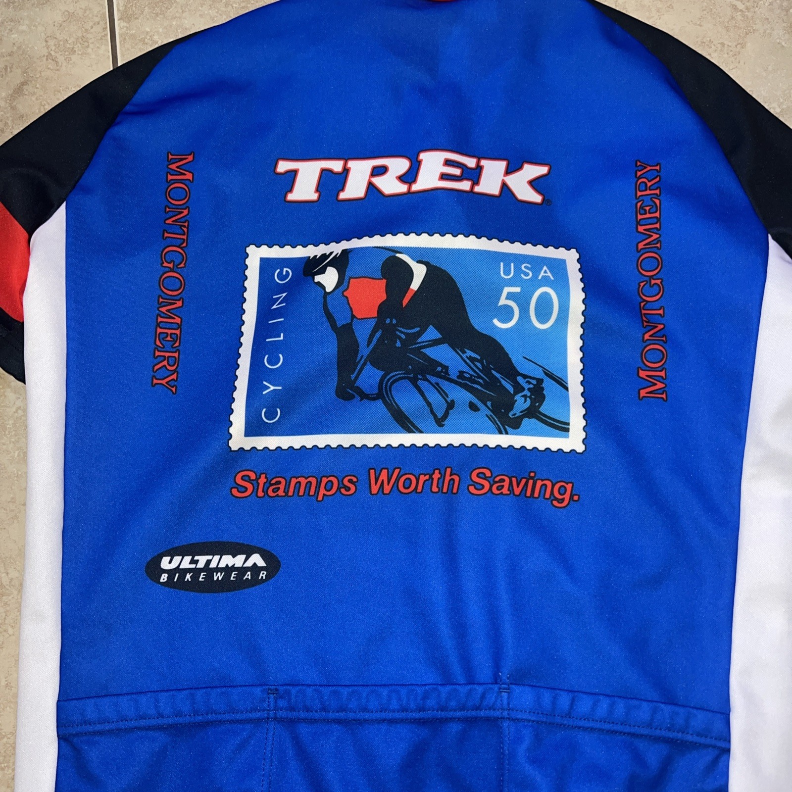 Ultima Bikewear Trek United States Postal Service USPS Cycling Jersey Size 6